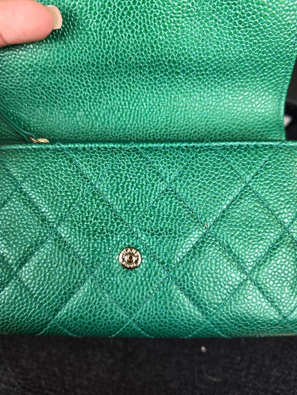 Chanel Emerald wallet